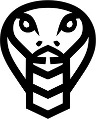 This flat vector snake icon is a sleek and striking design, perfect for events related to snakes, such as wildlife exhibitions, cultural festivals, or Year of the Snake celebrations.