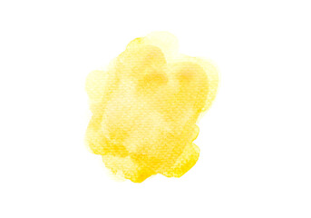 a yellow sponge watercolor.