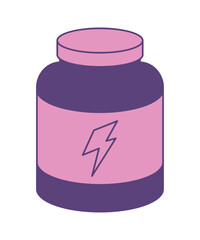 Protein jar illustration