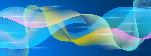 blue and yellow bstract gradient background suitable for website design, presentation templates, or artistic decorations, with mesmerizing fluid wave patterns and a smooth, modern aesthetic.