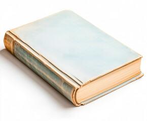 Obraz premium Book with a blue cover and yellow pages