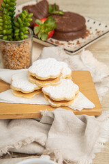 Little sugar powdered alfajores peruvian argentinian sweet food desserts gourmet