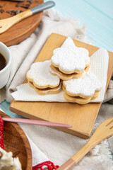 Little sugar powdered alfajores peruvian argentinian sweet food desserts gourmet