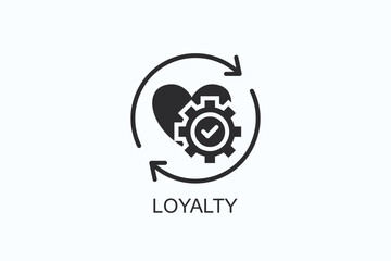 Loyalty Icon Or Logo Isolated Illustration