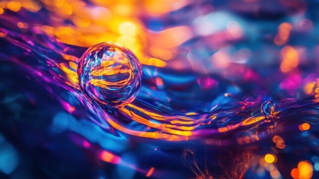 A surreal, undulating color that emits an aura of indescribable light, alien to earthly perception.