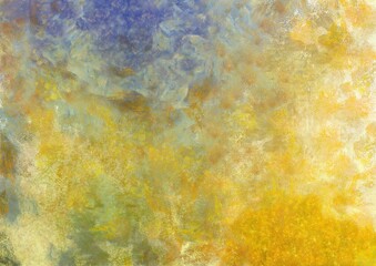 Colorful gradient background with color transitions. Colorful gradient background Chalk illustration gives an impressionist style to the painting.