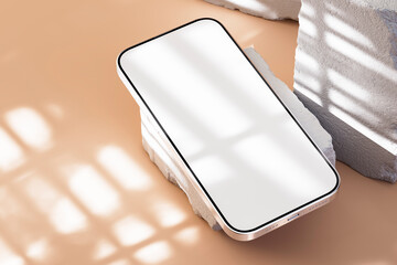 Blank mobile floating