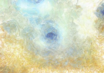 Colorful gradient background with color transitions. Colorful gradient background Chalk illustration gives an impressionist style to the painting.