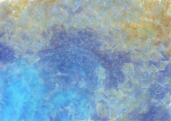 Colorful gradient background with color transitions. Colorful gradient background Chalk illustration gives an impressionist style to the painting.