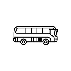 bus.. icon illustration flat