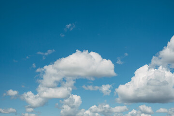Clouds in blue sky