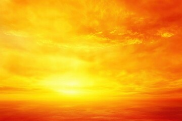 Obraz premium Golden Sunrise Paints the Sky with Vibrant Hues and Warmth, Embracing the Horizon. A Breathtaking View of Nature's Beauty.