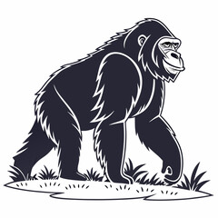 gorilla icon with white background