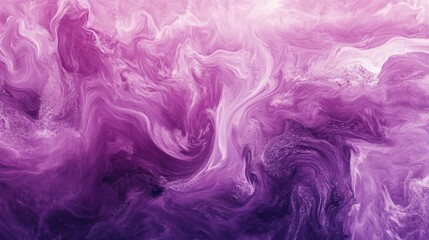 Fototapeta premium Purple Fluid Art Swirls and Flows Abstractly with Lavender Hues