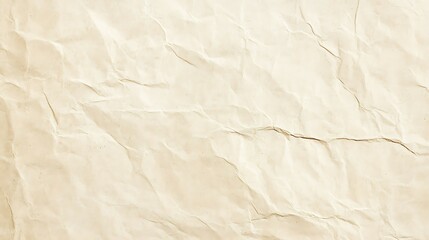 Fototapeta premium Old paper texture or background. Crumpled brown paper background.