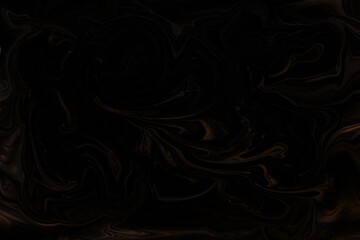 Black and white paint swirl