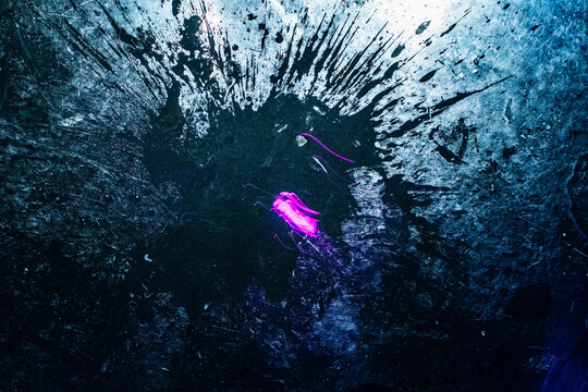 Cocktail Splash on Floor
