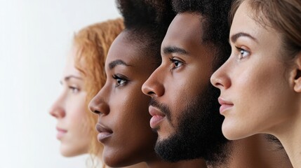 Diverse Faces Showcasing Unique Beauty and Cultural Heritage Perspective