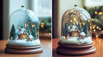  3D Snow Globe Templates and Designs for Creative Holiday and Winter Projects