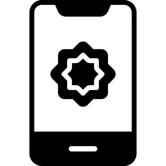 Smartphone glyph icon