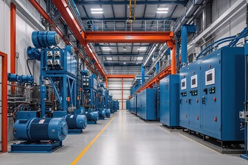 Obraz premium Low Voltage Switchgear for Efficient Power Distribution in Conventional Energy Plants