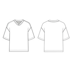 vest t-shirt mockup template clothing vector design