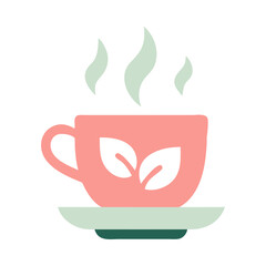 Herbal Tea Cup Illustration