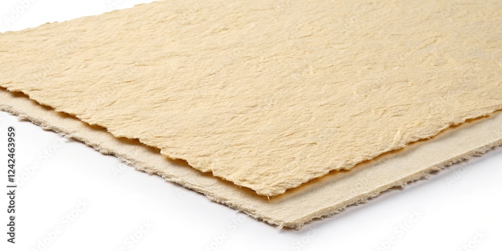 Poster a piece of paper with a tan background and a tan border