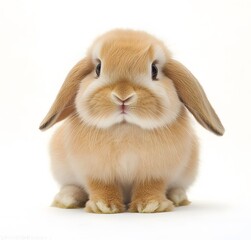 Adorable Light Brown Lop Eared Baby Rabbit