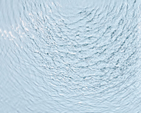 Flowing water with tranquil wave patterns