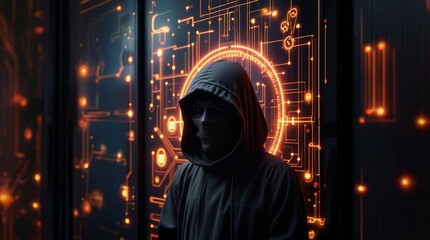 Digital background. Cybersecurity, password protect personal information from online. Cyber security network. Shield icon and internet technology background. Protecting data online information.