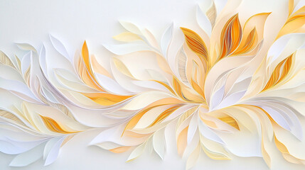 Vibrant Abstract Paper Quilling Art with Bold Colors, Dynamic Patterns, and Expressive Forms