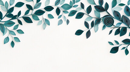 Elegant Minimalist Paper Quilling Art Highlighting Clean Lines, Subtle Tones, and Modern Simplicity