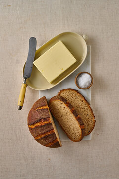 Sliced Ukrainian bread