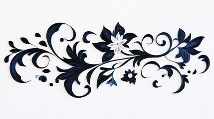 Elegant Minimalist Paper Quilling Art Highlighting Clean Lines, Subtle Tones, and Modern Simplicity