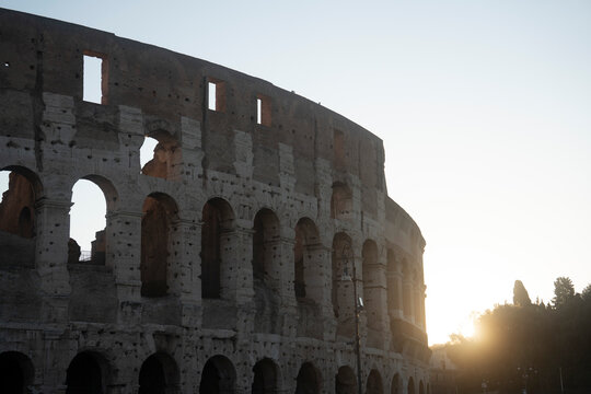 Roman Colosseum at Sunrise