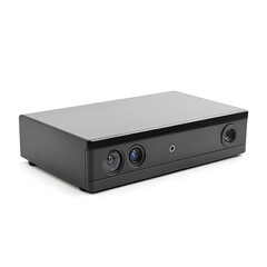 Fototapeta premium 3D Render of a Home Surveillance System DVR Box, Isolated on White Background