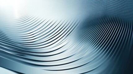 Abstract silver wave pattern graphic with light gradients for background texture or design
