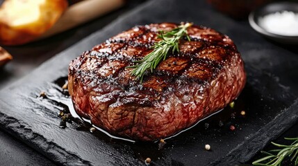Elevate your palate with a hot gourmet wagyu steak meal in a modern restaurant setting.