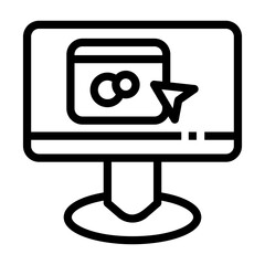 vest jeans Line Icon