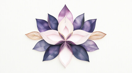 Elegant Minimalist Paper Quilling Art Highlighting Clean Lines, Subtle Tones, and Modern Simplicity