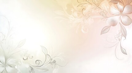 Obraz premium Pastel floral design, wedding invite