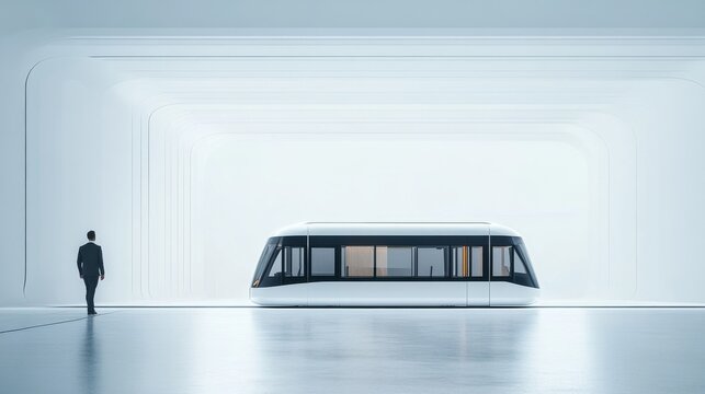 The future of transportation amidst fuel shortages. Featuring innovative public transport designs