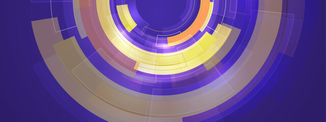 Purple and yellow gradient geometric background ideal for presentations, digital art projects, and modern designs