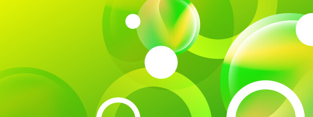 Green gradient geometric stylish background ideal for presentations, digital wallpapers, or artistic projects