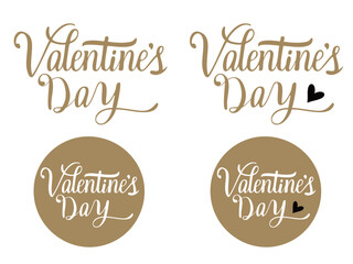 かわいいWhite Dayのカリグラフィー文字／ベクターセット／AIで生成