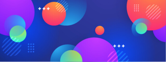 colorful vibrant gradient geometric background perfect for presentations, social media designs, or modern website banners.