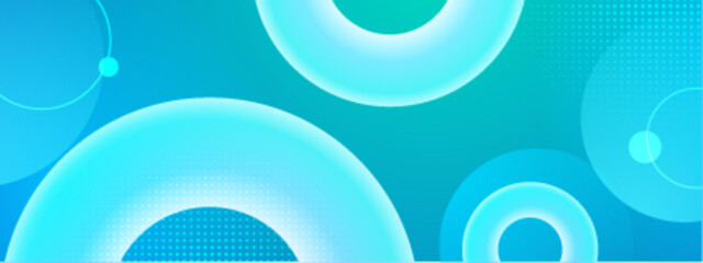 Blue gradient geometric background suitable for presentations, digital designs, or desktop wallpapers