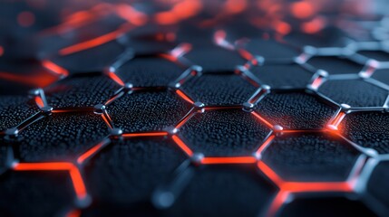 Fototapeta premium High-tech graphene battery manufacturing process visualized in a modern production facility