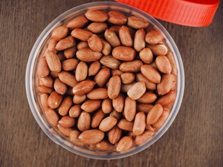 유기농 견과류 땅콩, 음식, 간식